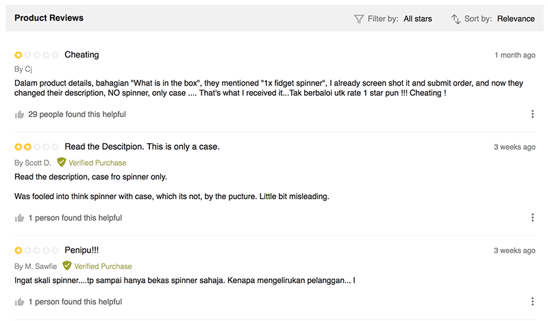 Customer Reviews and Trust